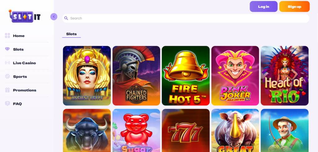 Explore Exciting Slotit Casino Online Games